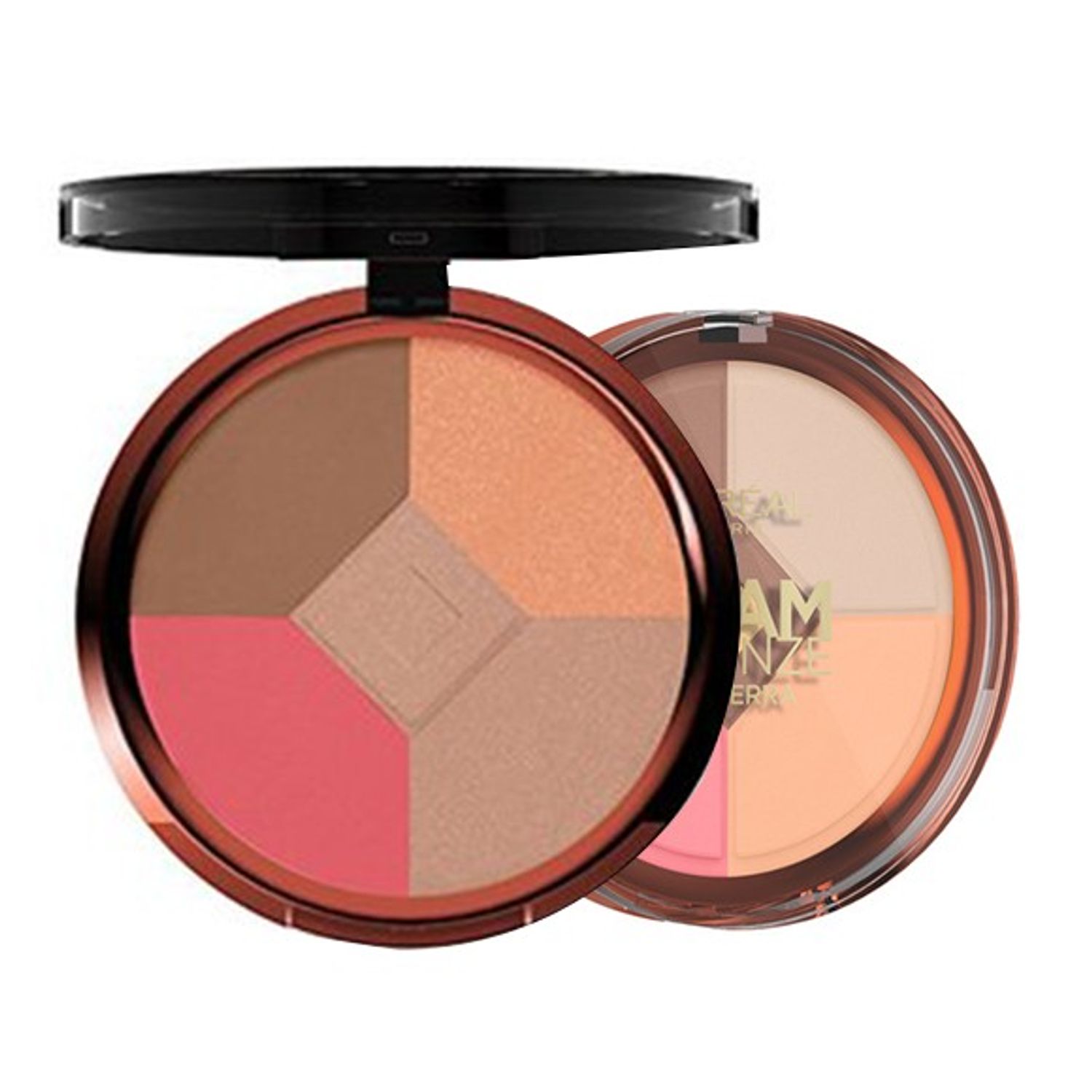 Pudra bronzanta Loreal Glam Bronze La terra Healthy Glow 02 Medium Speranza fotografia produsului View 3 L