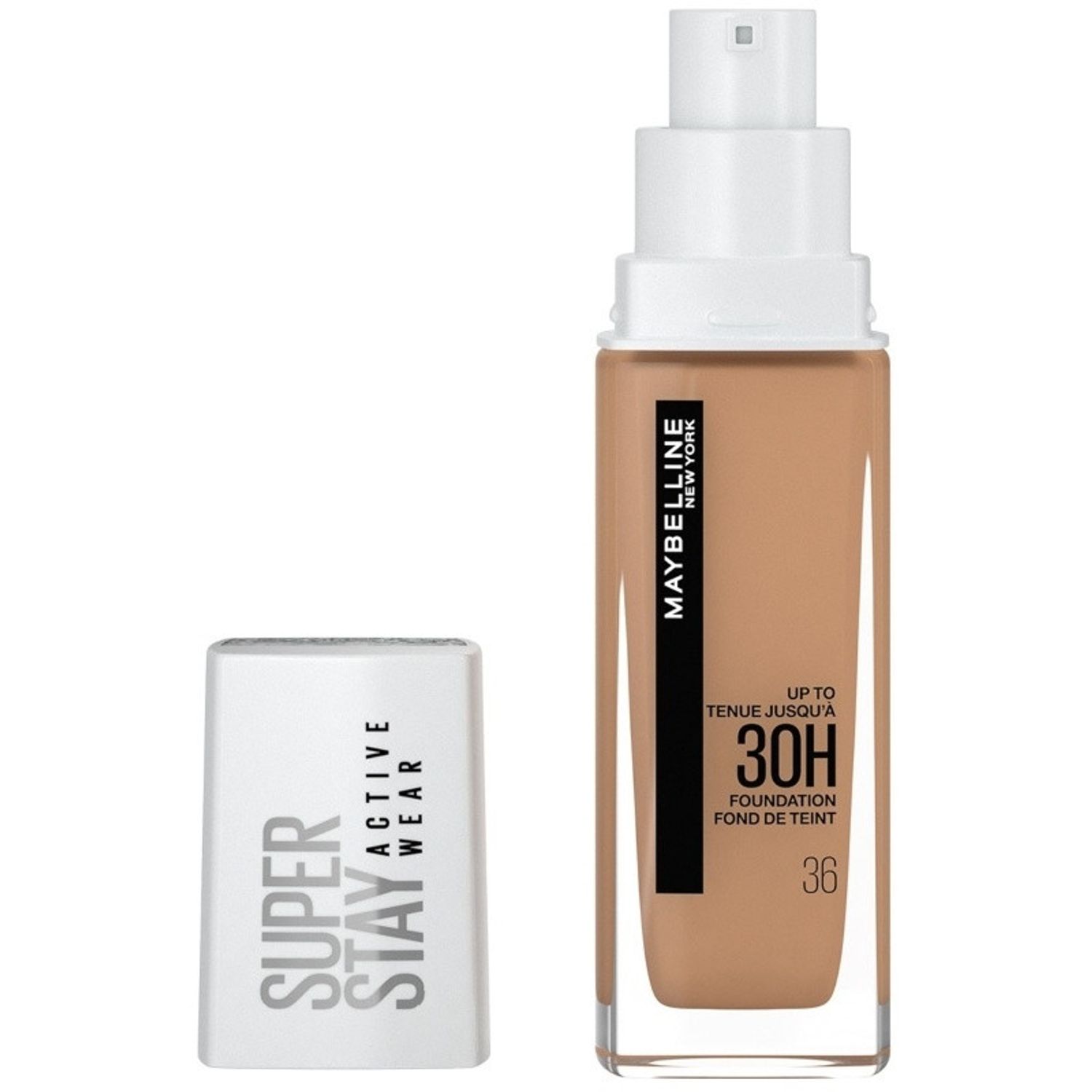 Fond de ten, Maybelline, Super Stay Active Wear, 36 Warm Sun, 30 ml fotografia produsului View 2 L