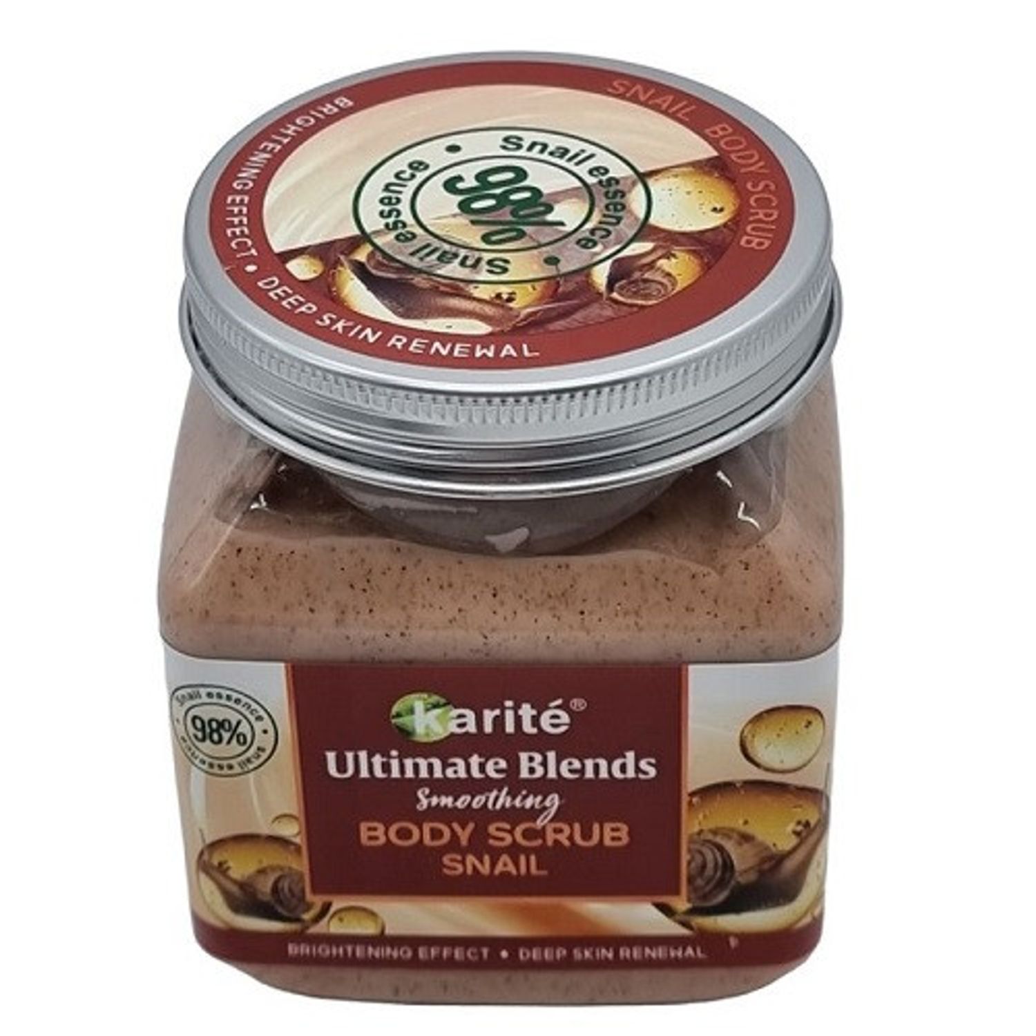 Scrub de corp cu extract de melc 98%, Karite, Ultimate Blends Smoothing, Snail, 320 ml fotografia produsului