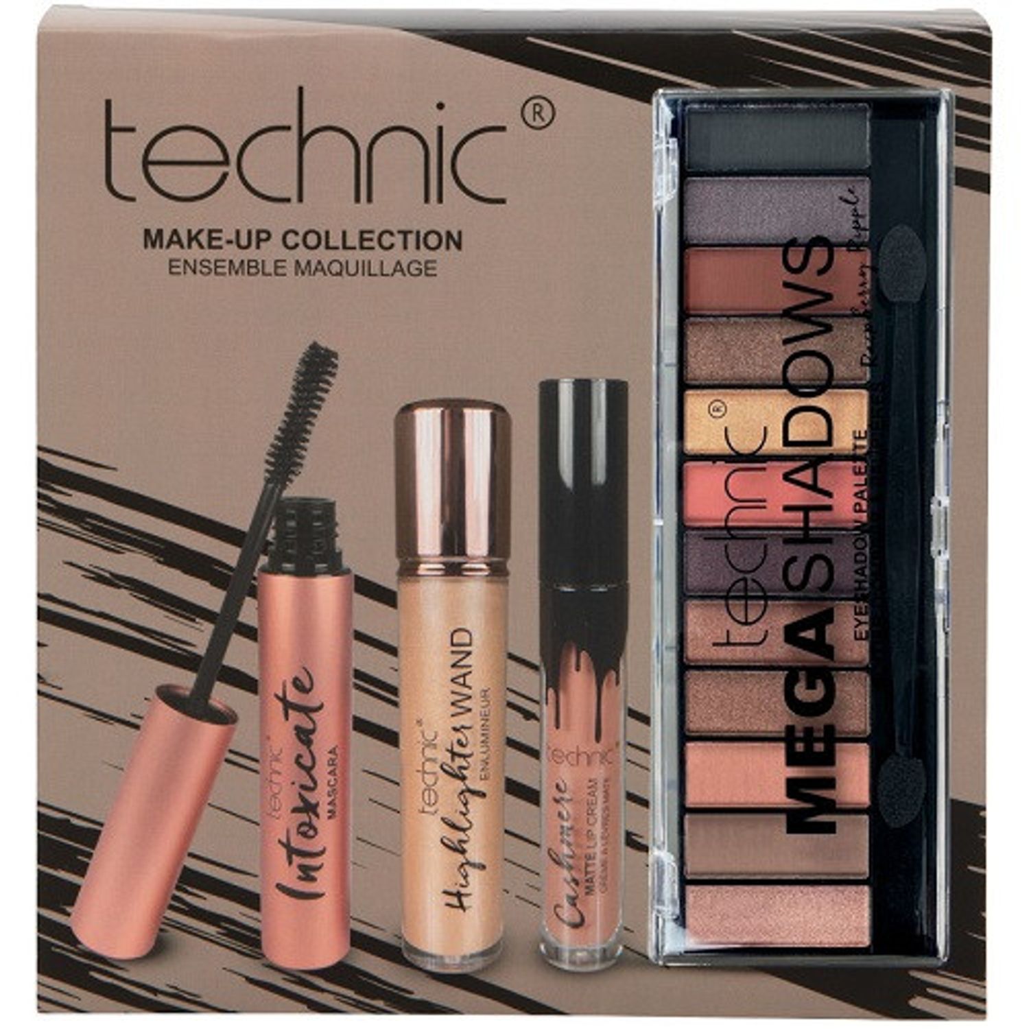 Set machiaj 4 produse, Technic, Raspberry Ripple, Makeup Collection fotografia produsului View 2 L