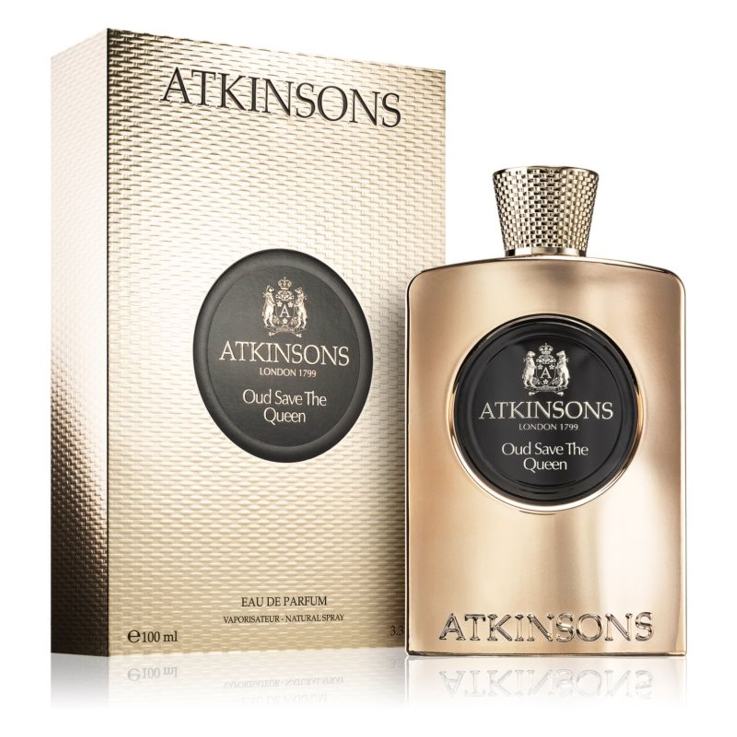 Apa de parfum Atkinsons Oud Save The Queen 100 ml, pentru femei fotografia produsului