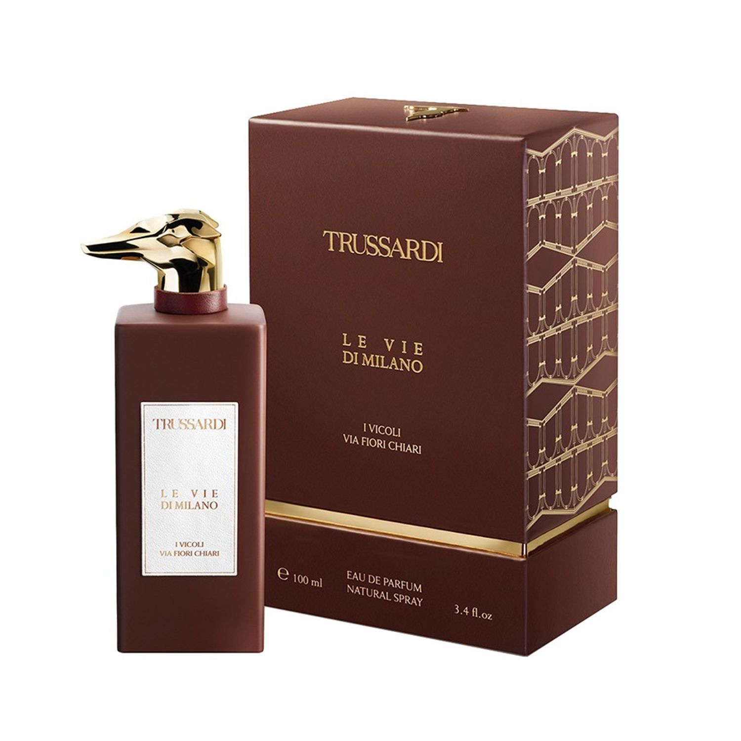 Apa de parfum Trussardi Le Vie di Milano I Vicoli Via Fiori Chiari, 100 ml, unisex fotografia produsului