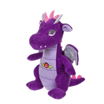 Dragon din plus mov cu sunet fotografia produsului