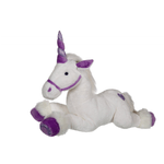 Unicorn alb cu mov jucarie din plus 80 cm fotografia produsului