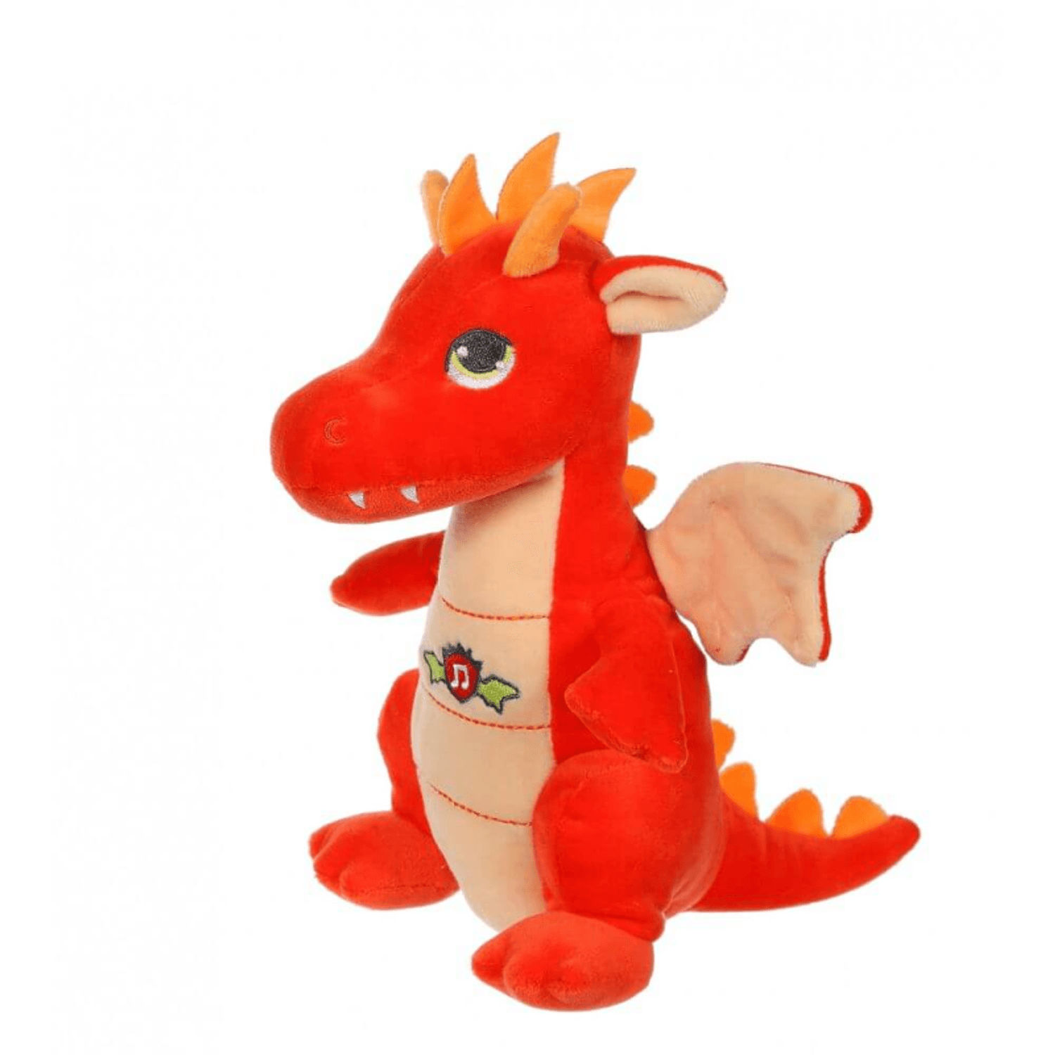 Dragon din plus portocaliu cu sunet fotografia produsului