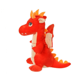 Dragon din plus portocaliu cu sunet fotografia produsului View 2 S