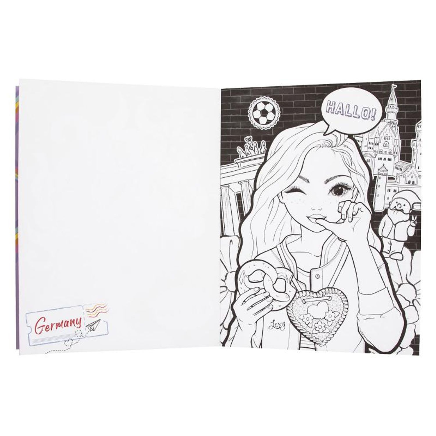 Carte de Colorat si Design TOPModel fotografia produsului View 3 L