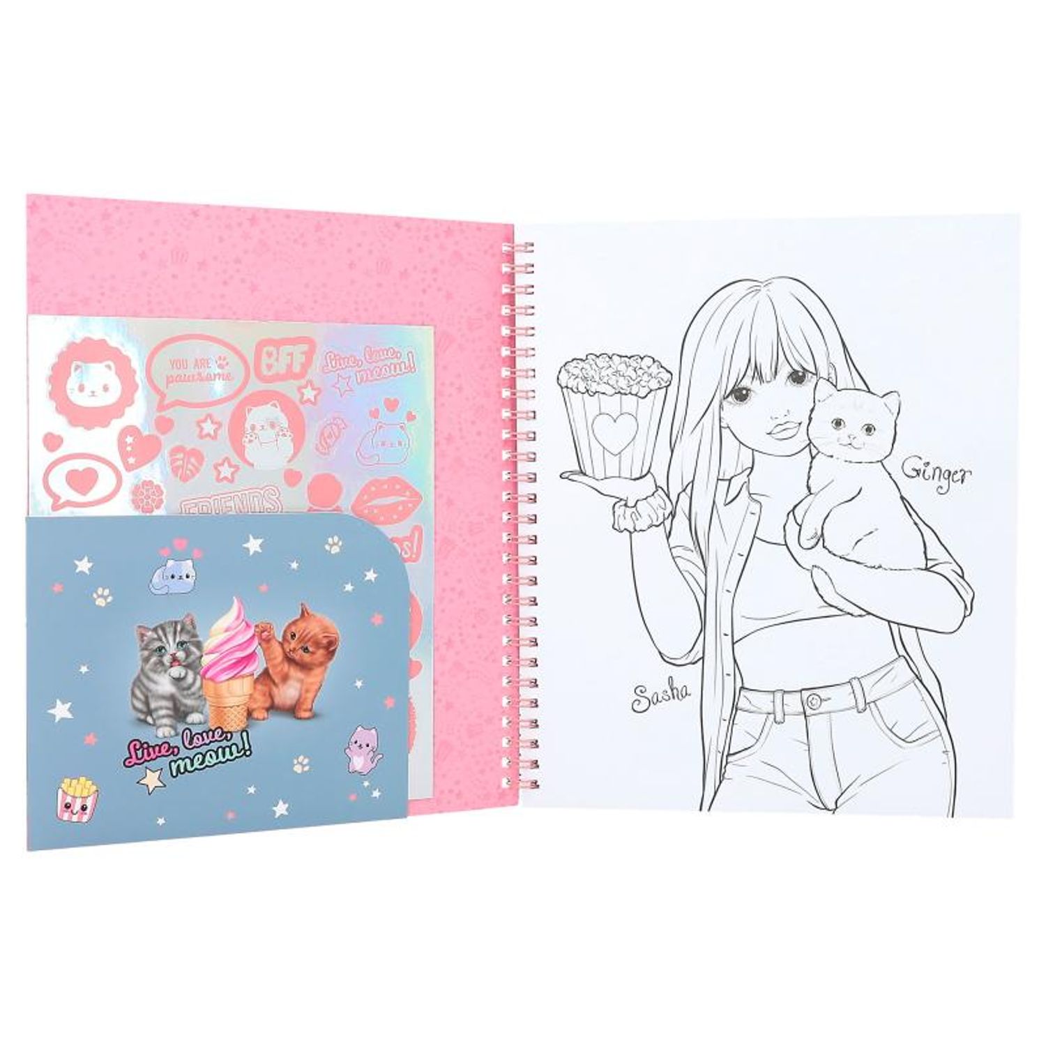 Carte de Colorat Cutie Star TOPModel fotografia produsului View 4 L