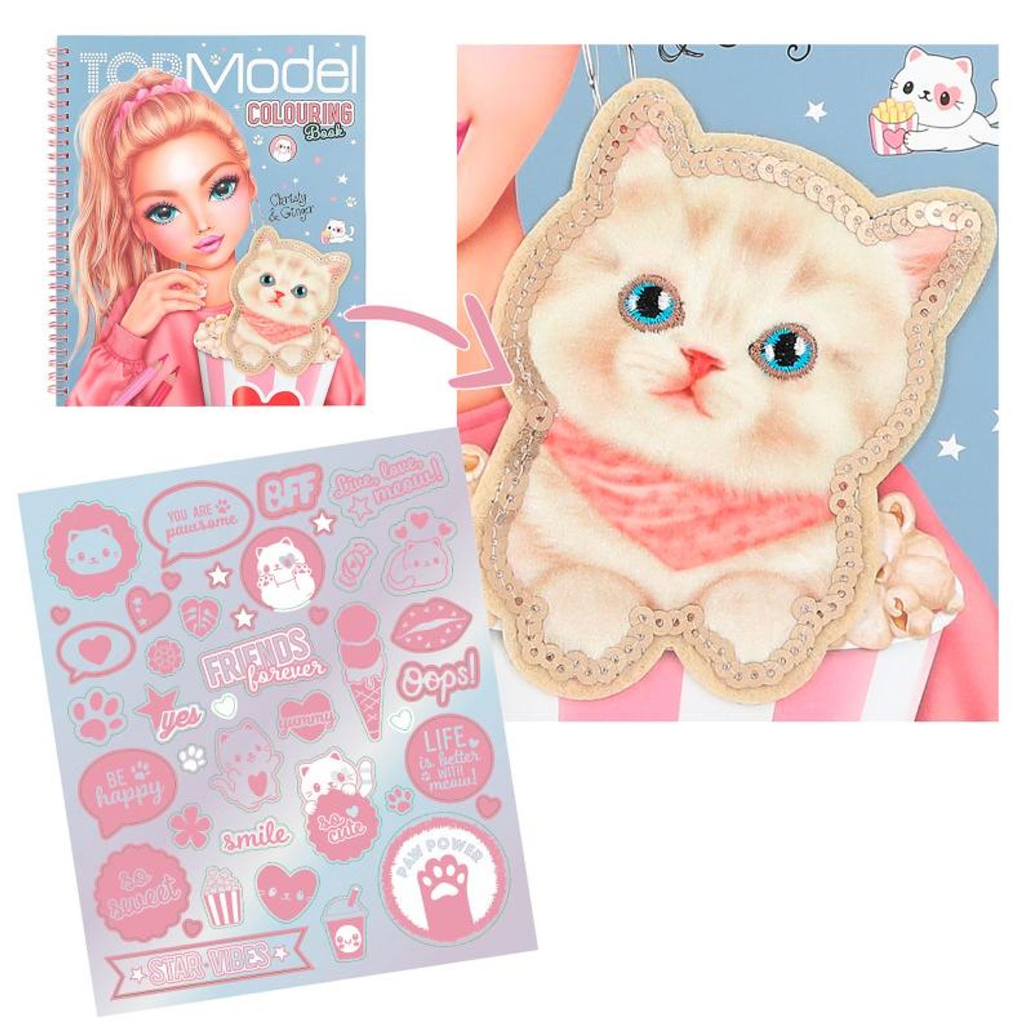 Carte de Colorat Cutie Star TOPModel fotografia produsului View 5 L