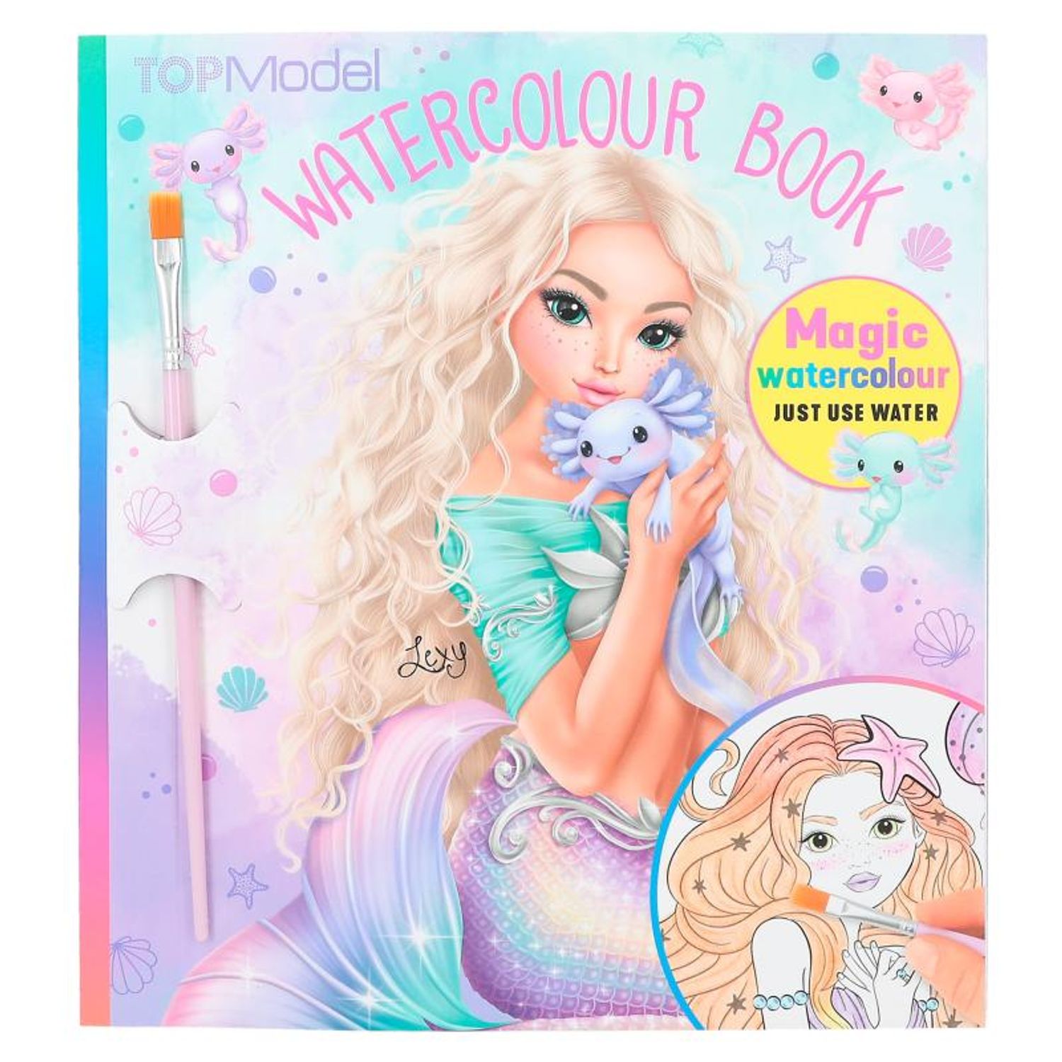 Carte de Colorat cu Apa Mermaid TOPModel fotografia produsului View 2 L