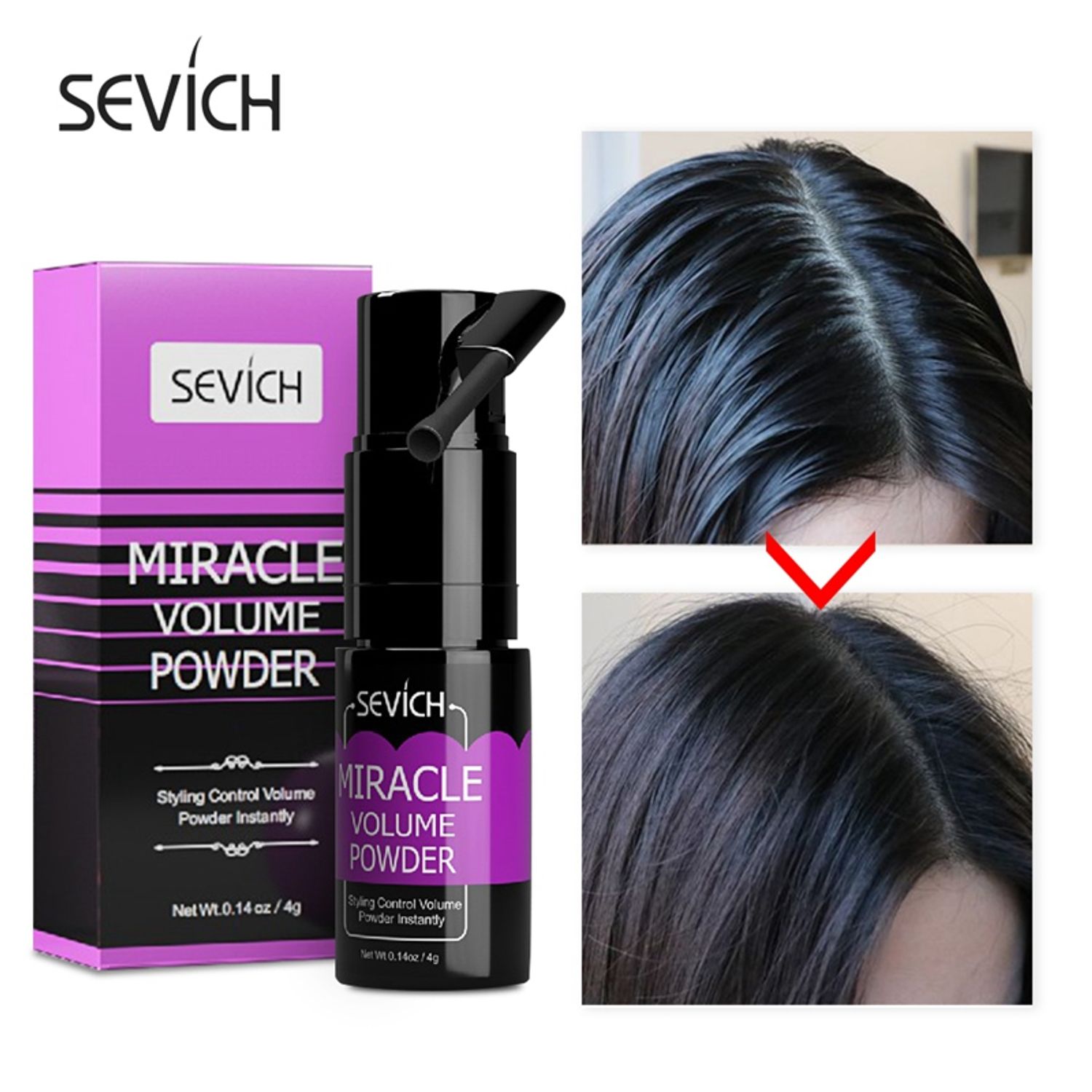 Spray pentru volum, Miracle Powder, Sevich, 4g fotografia produsului View 16 L