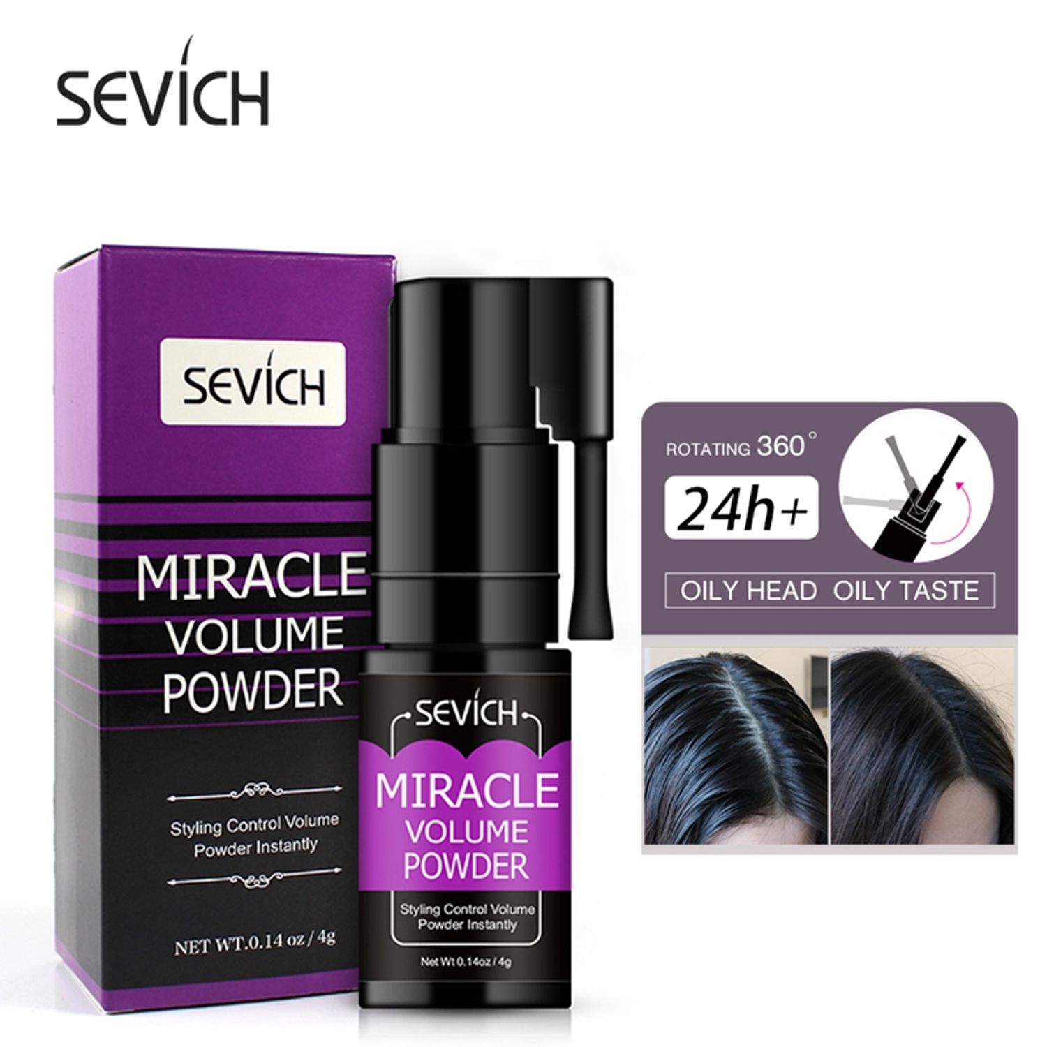 Spray pentru volum, Miracle Powder, Sevich, 4g fotografia produsului View 8 L
