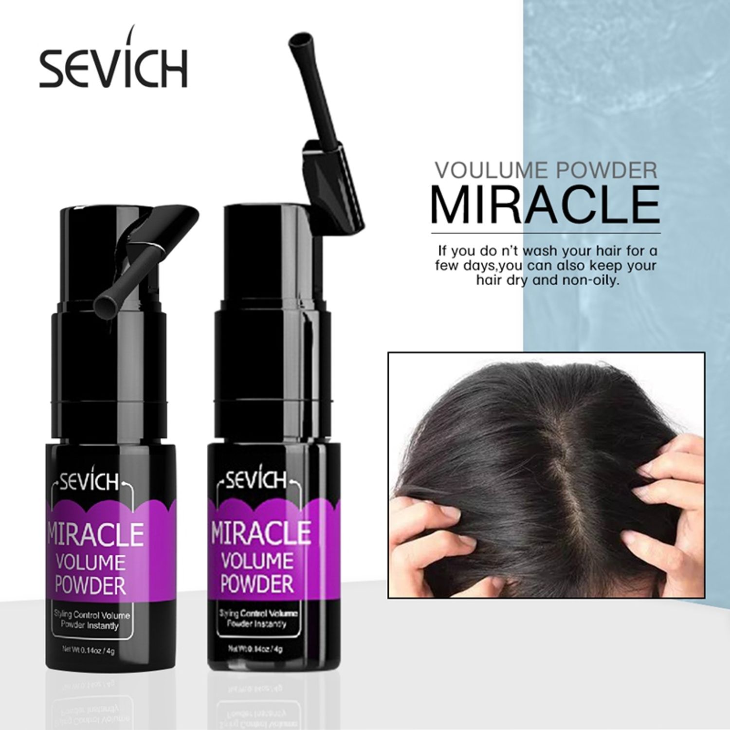 Spray pentru volum, Miracle Powder, Sevich, 4g fotografia produsului View 9 L