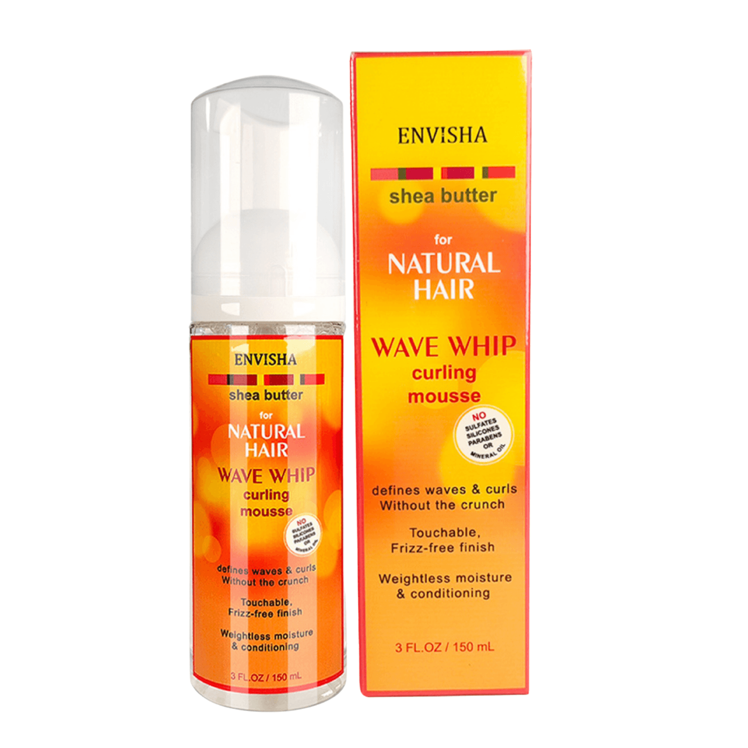 Spuma pentru definirea buclelor cu unt de Shea, Envisha by Verilaria, 150ml fotografia produsului