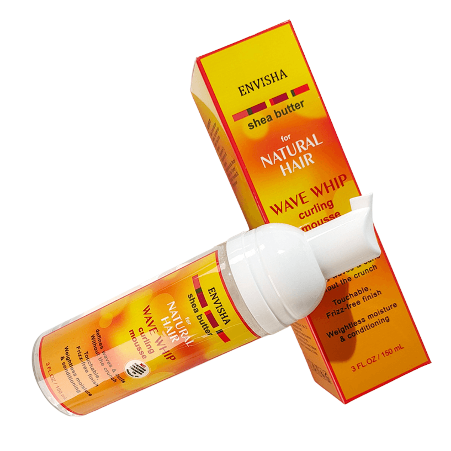 Spuma pentru definirea buclelor cu unt de Shea, Envisha by Verilaria, 150ml fotografia produsului View 2 L