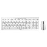 Kit Tastatura si mouse Wireless Cherry STREAM, USB, Layout DE (Alb) fotografia produsului