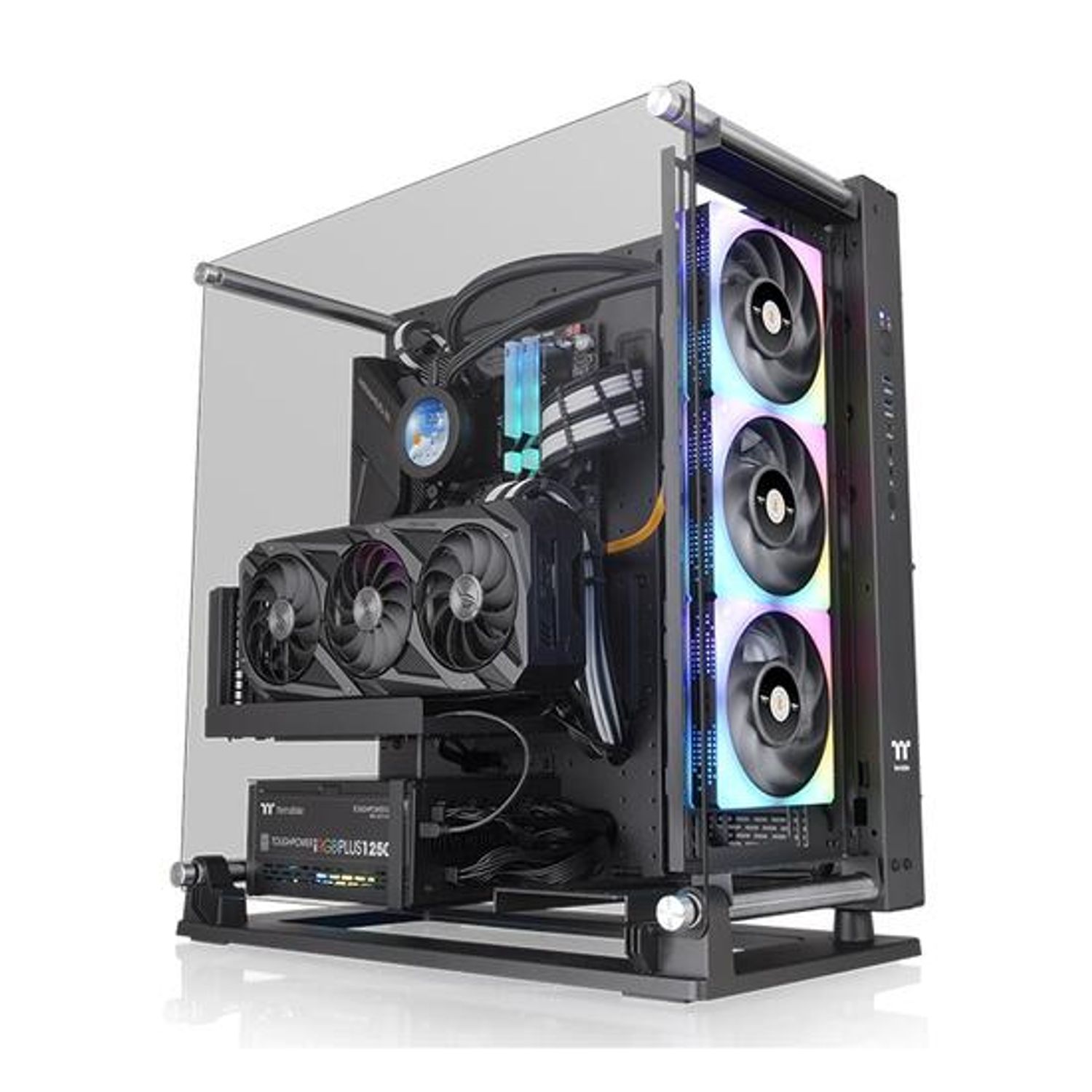 Carcasa Thermaltake Core P3, Tempered Glass Pro (Negru) fotografia produsului View 2 L