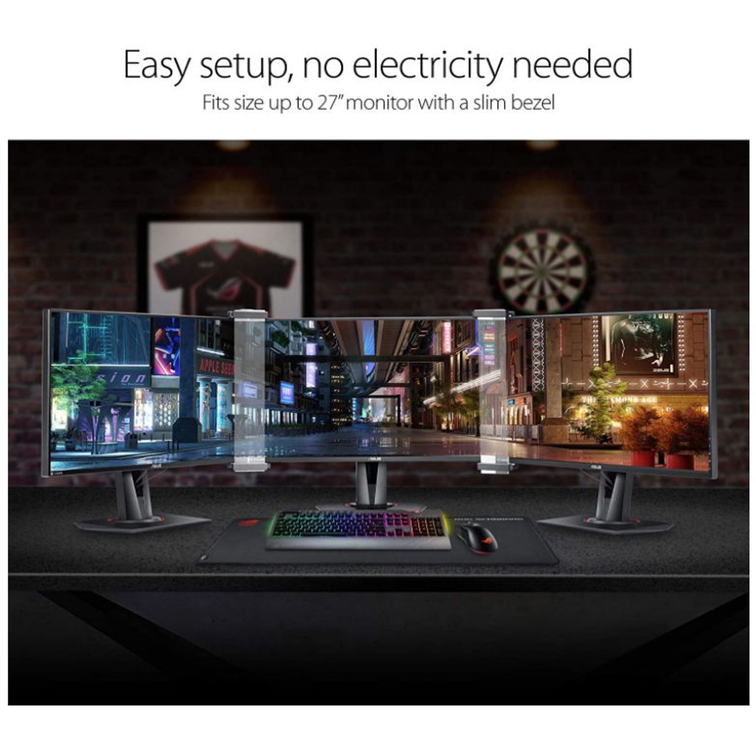 Bezel-Free Kit ASUS ROG ABF01 fotografia produsului View 3 L