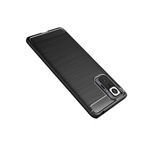 Protectie Spate Flexibila Antisoc Carbon pentru Xiaomi Redmi Note 10 Pro, Negru fotografia produsului View 6 S