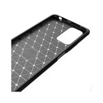 Protectie Spate Flexibila Antisoc Carbon pentru Xiaomi Redmi Note 10 Pro, Negru fotografia produsului View 7 S