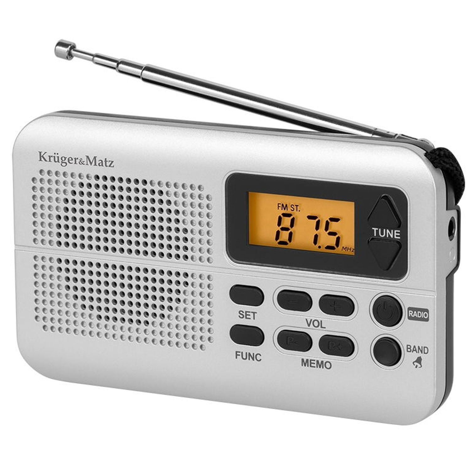 Radio Portabil Kruger&Matz KM0819 (Argintiu) fotografia produsului
