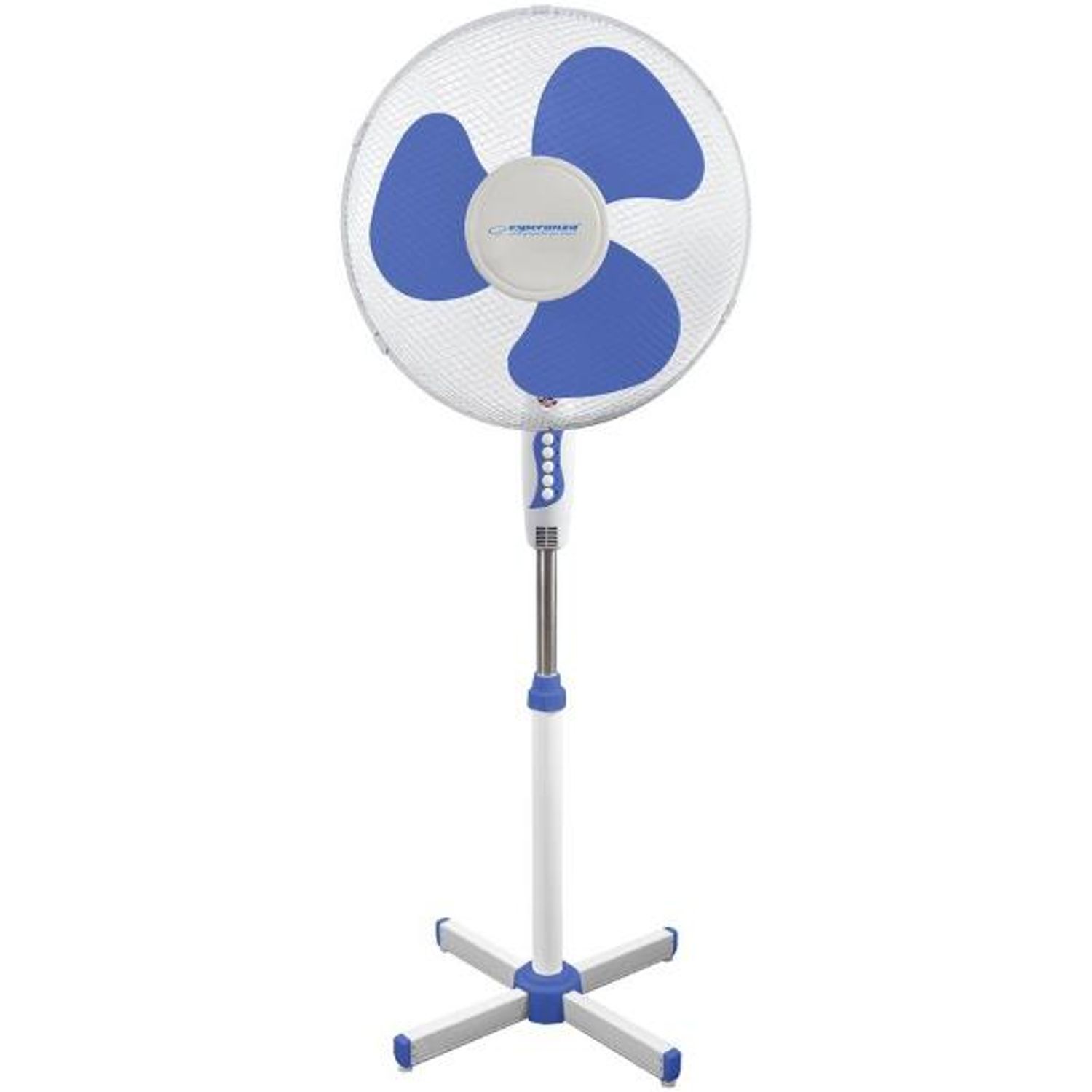 Ventilator cu picior Esperanza EHF001WB, 50W (Alb/Albastru) fotografia produsului