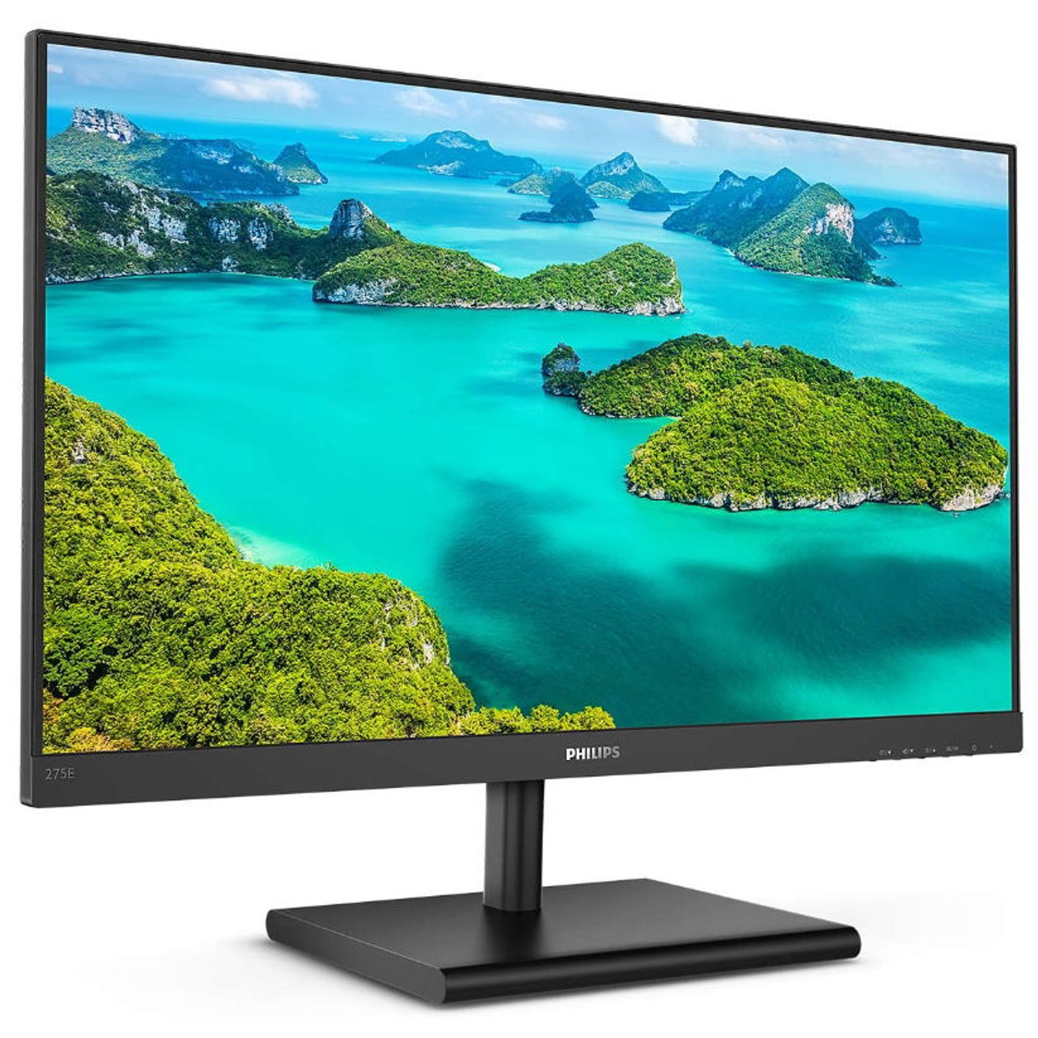 Monitor IPS LED Philips 27" 275E1S/00, QHD (2560 x 1440), VGA, HDMI, DisplayPort (Negru) fotografia produsului View 2 L