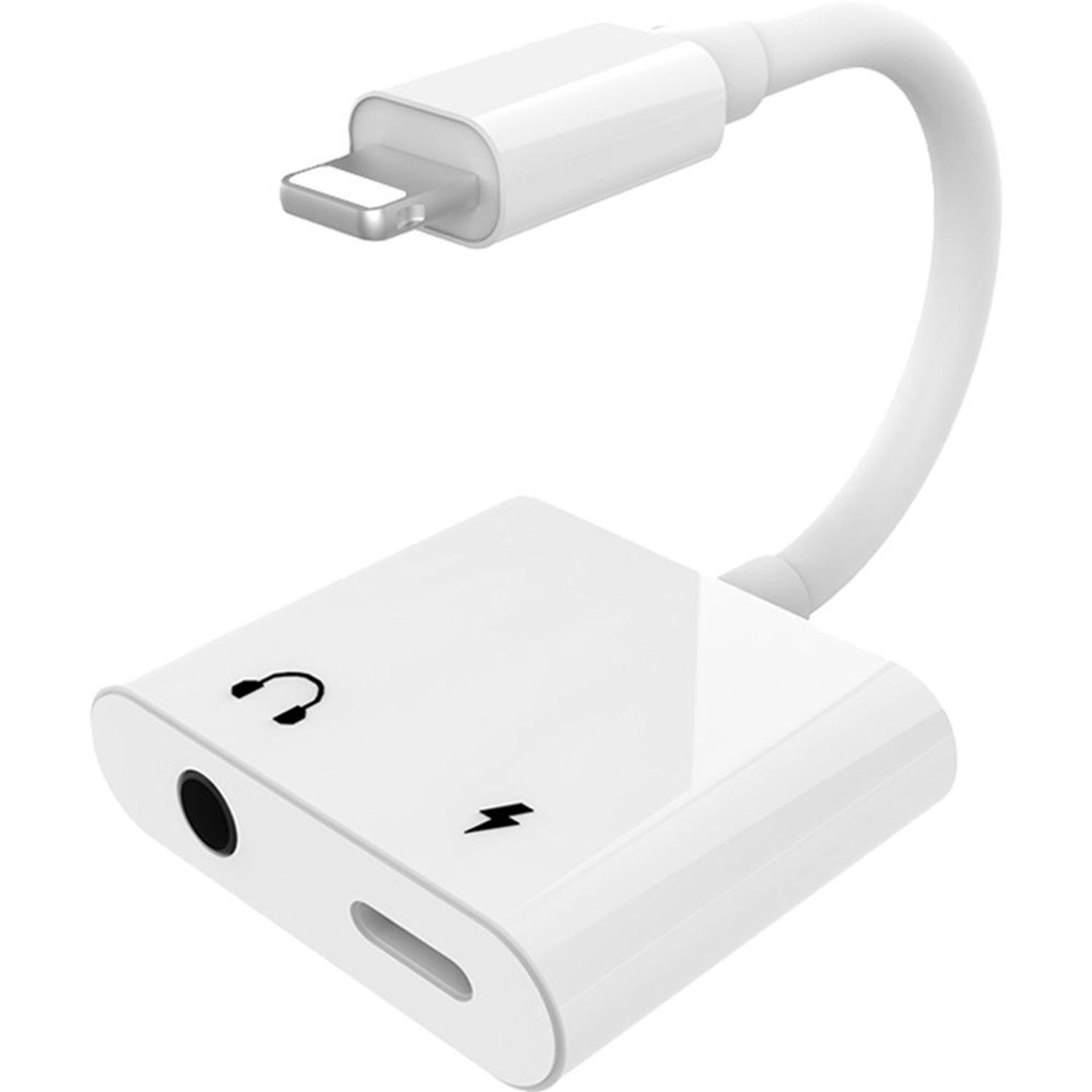 Adaptor STAR THT-006, Lightning - Jack 3.5mm / Lightning (Alb) fotografia produsului