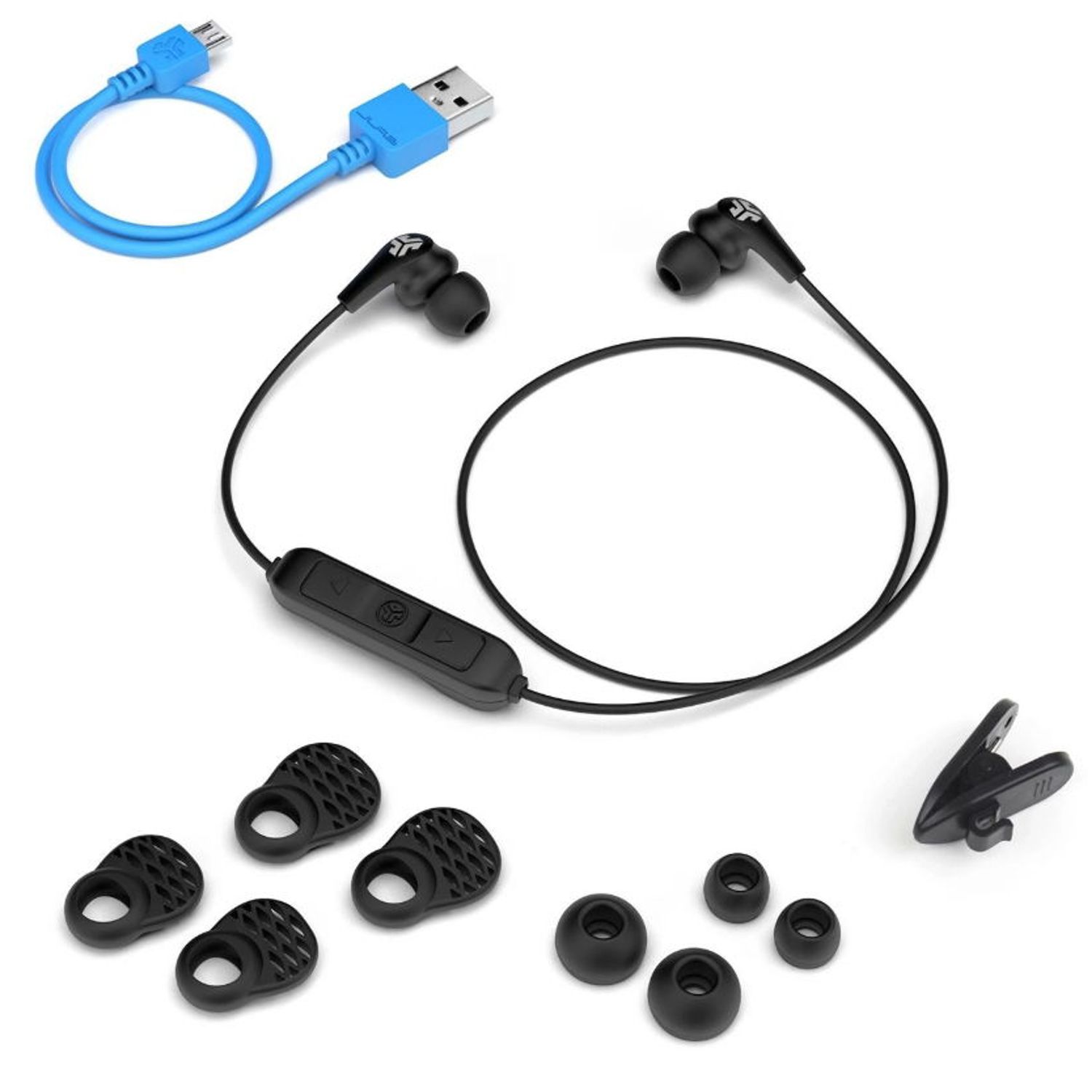 Casti Stereo JLab Jbuds Pro, Bluetooth, Microfon (Negru) fotografia produsului View 4 L