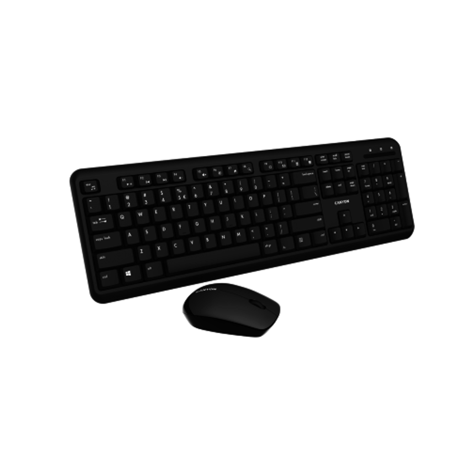Kit Wireless Tastatura si Mouse Canyon SET-W20, USB, 1200 DPI (Negru) fotografia produsului View 2 L