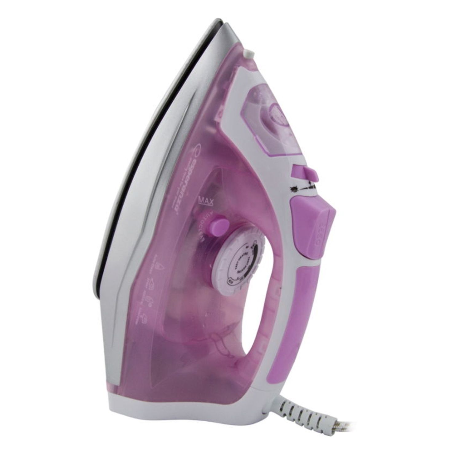 Fier de calcat ESPERANZA Tulle Ceramic, 2400W (Alb/Roz) fotografia produsului View 2 L