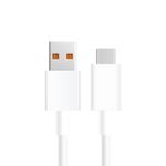 Cablu de date Xiaomi 6A, USB Type-A, USB Type-C, 1 m (Alb) fotografia produsului