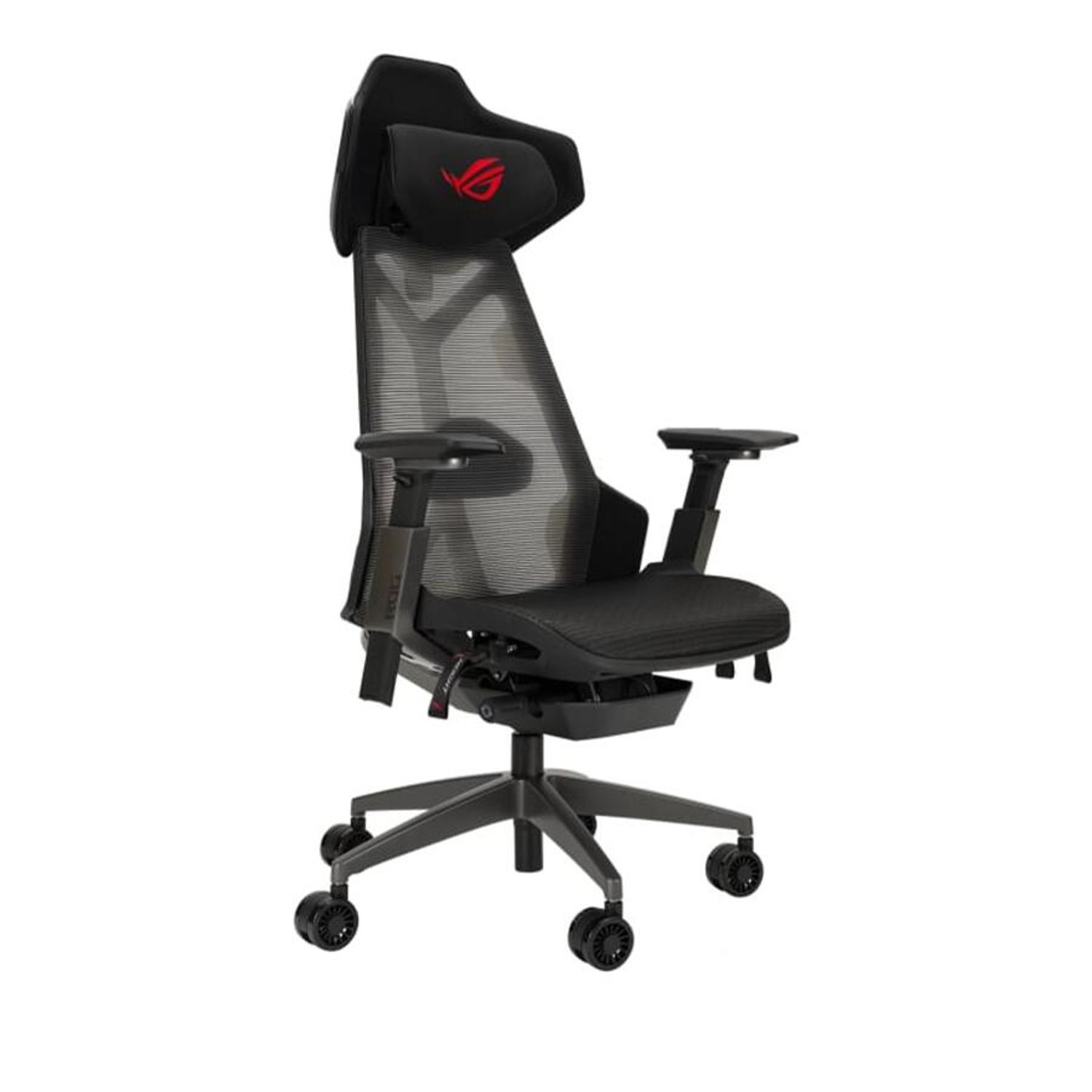 Scaun gaming ASUS ROG Ergo, reglabil (Negru) fotografia produsului View 2 L