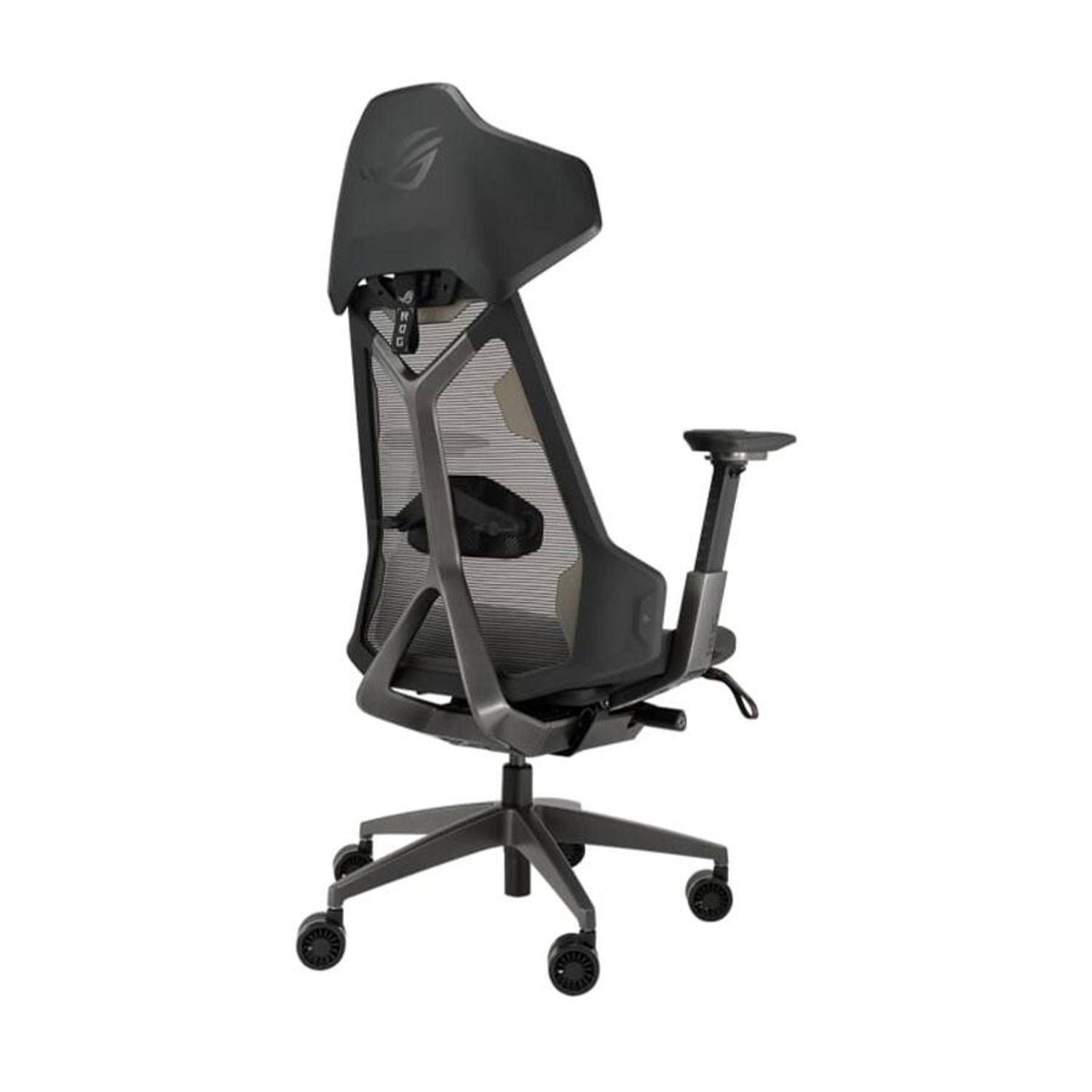 Scaun gaming ASUS ROG Ergo, reglabil (Negru) fotografia produsului View 3 L