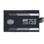 Sursa Cooler Master MWE 750 Bronze V2, 80 Plus Bronze, 750W (Negru) fotografia produsului View 5 S
