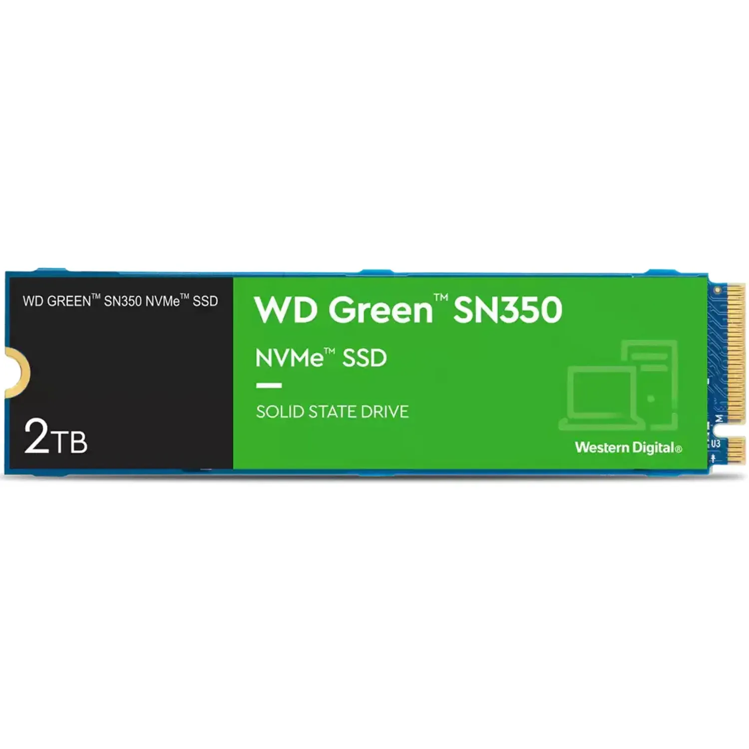 SSD Western Digital Green SN350, 2TB, NVMe&trade;, M.2. fotografia produsului
