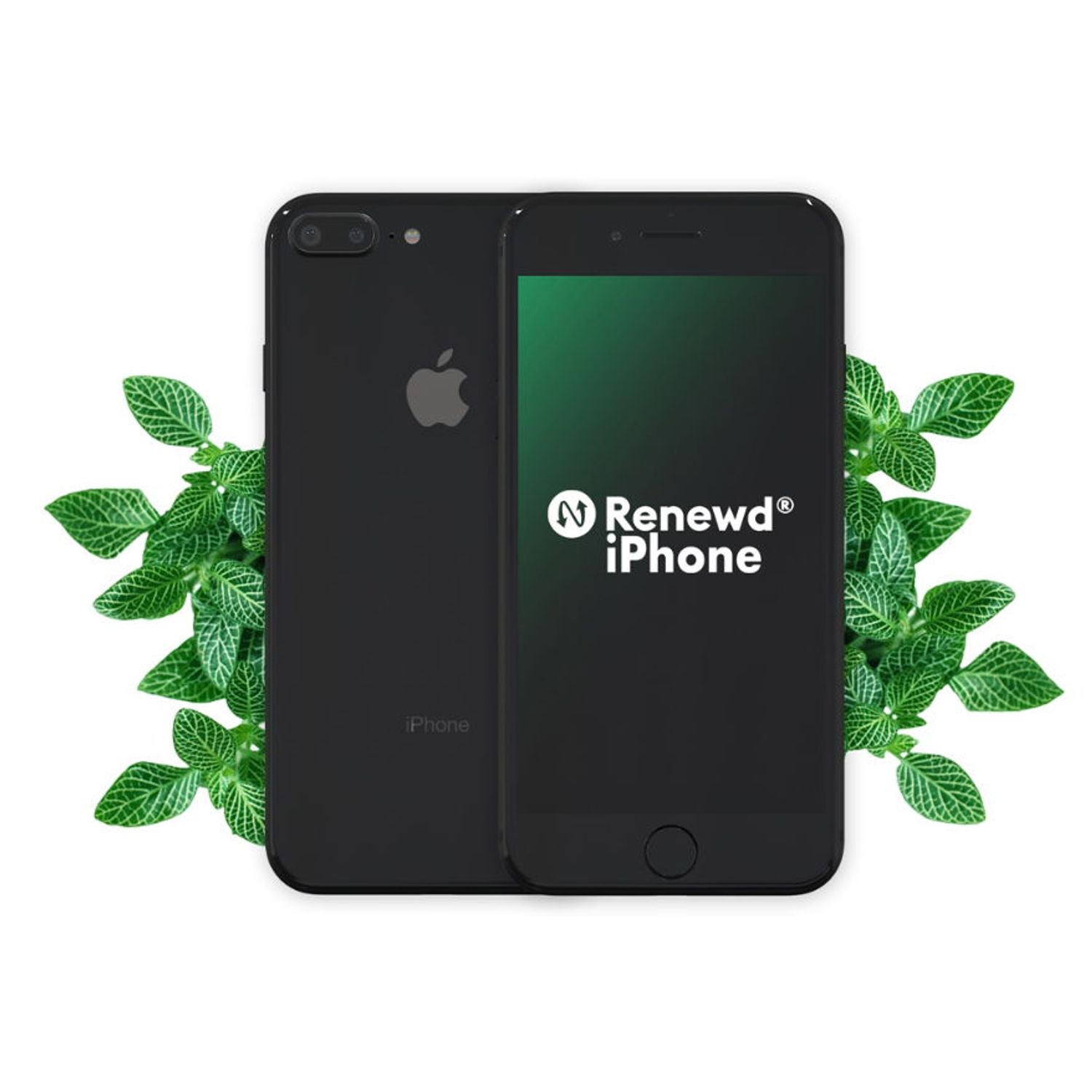 Telefon Mobil Renewd iPhone 8 Plus, 64GB Flash, 4G (Negru) fotografia produsului