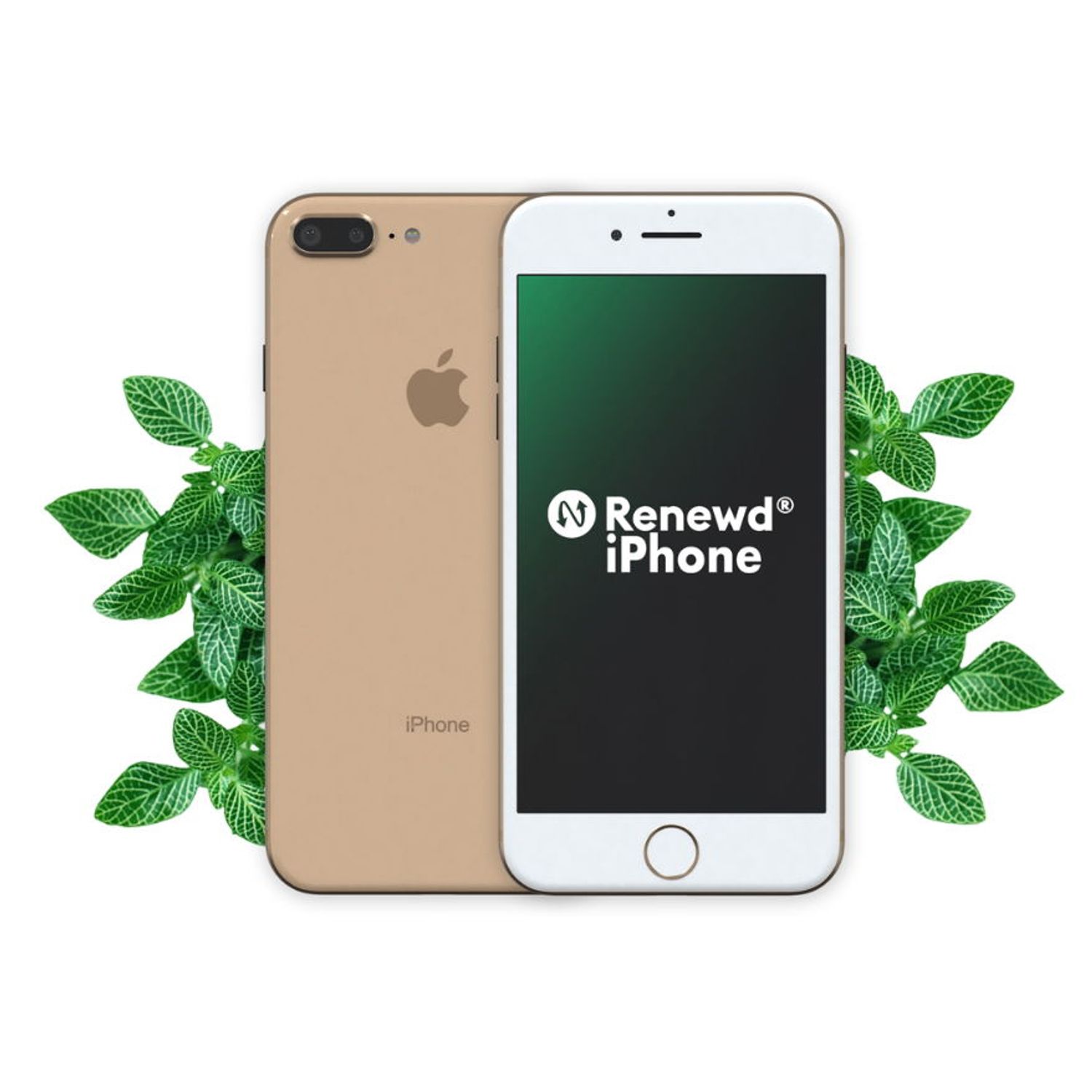 Telefon Mobil Renewd iPhone 8 Plus, 64GB Flash, 4G (Auriu) fotografia produsului