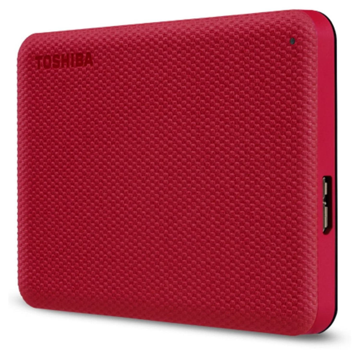 HDD Extern Toshiba Canvio Advance, 1TB, USB 3.2 (Rosu) fotografia produsului View 3 L