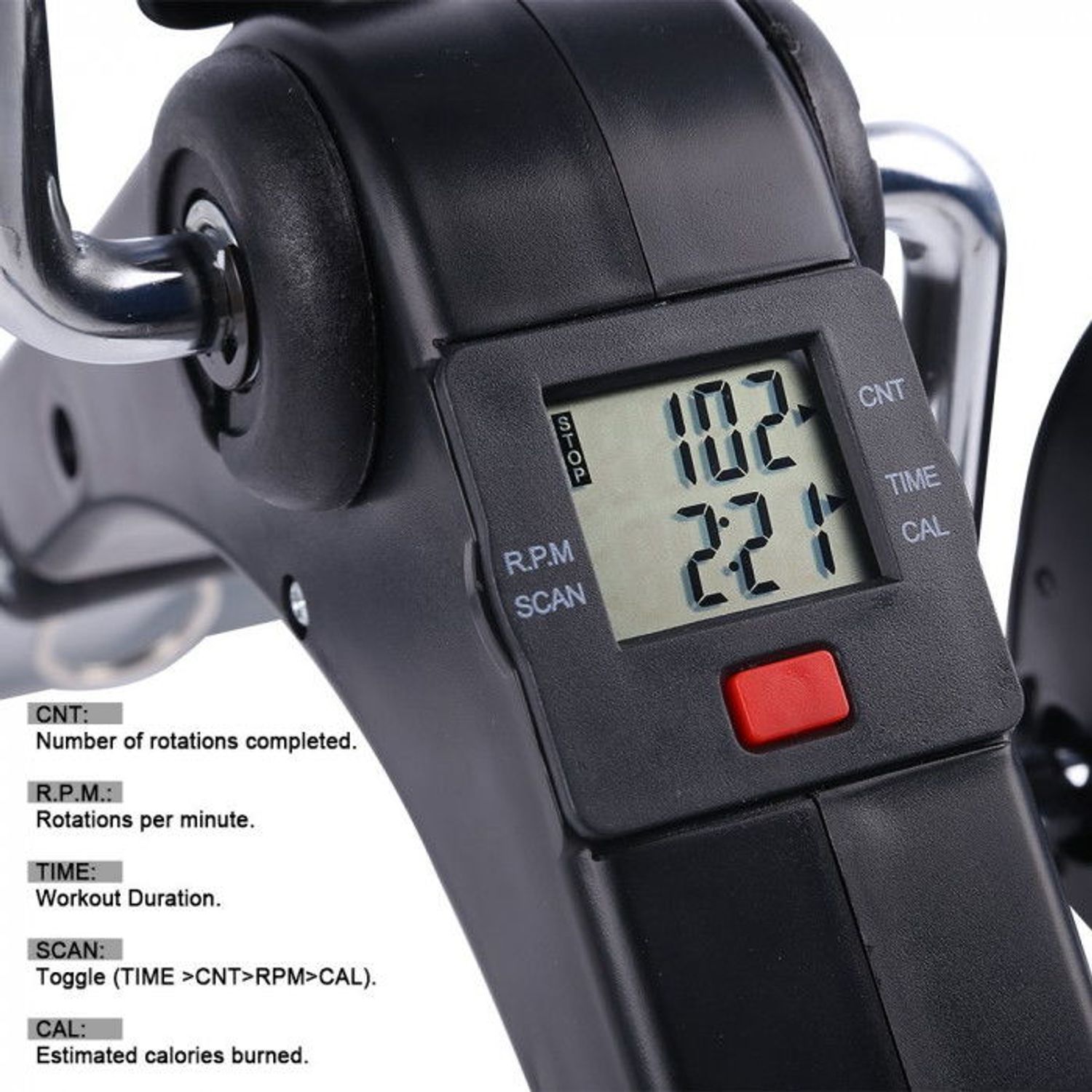Bicicleta exercitii recuperare Techfit PED2 fotografia produsului View 2 L
