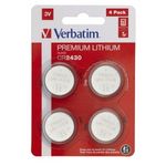 Baterii Verbatim 49534, Lithium, CR2430, 3V, 4 buc fotografia produsului
