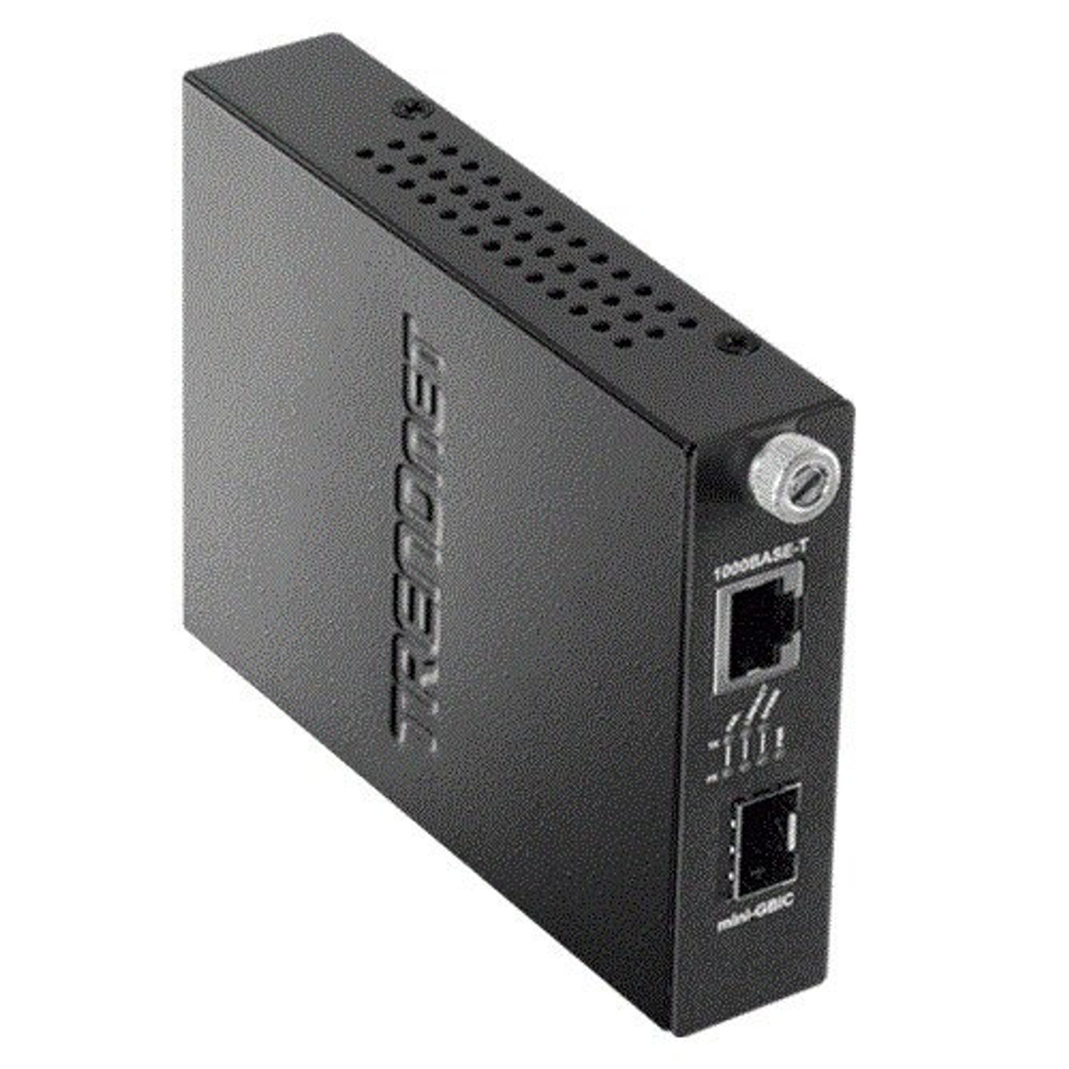 Media convertor Gigabit SFP fibra optica pentru TFC-1600 - TRENDnet TFC-1000MGA fotografia produsului View 2 L