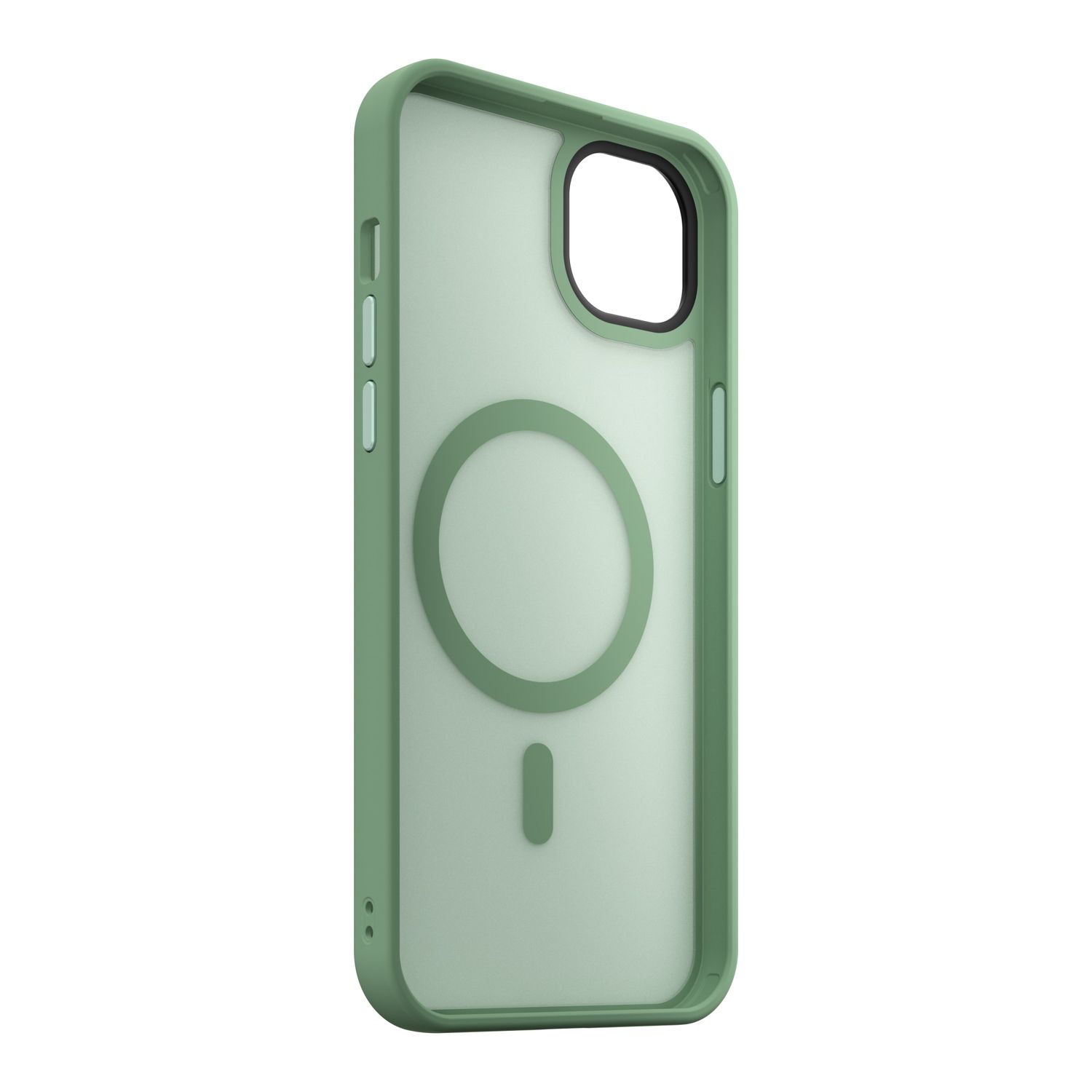 Husa de protectie NEXT ONE compatibila MagSafe pentru iPhone 14, Verde fotografia produsului View 3 L