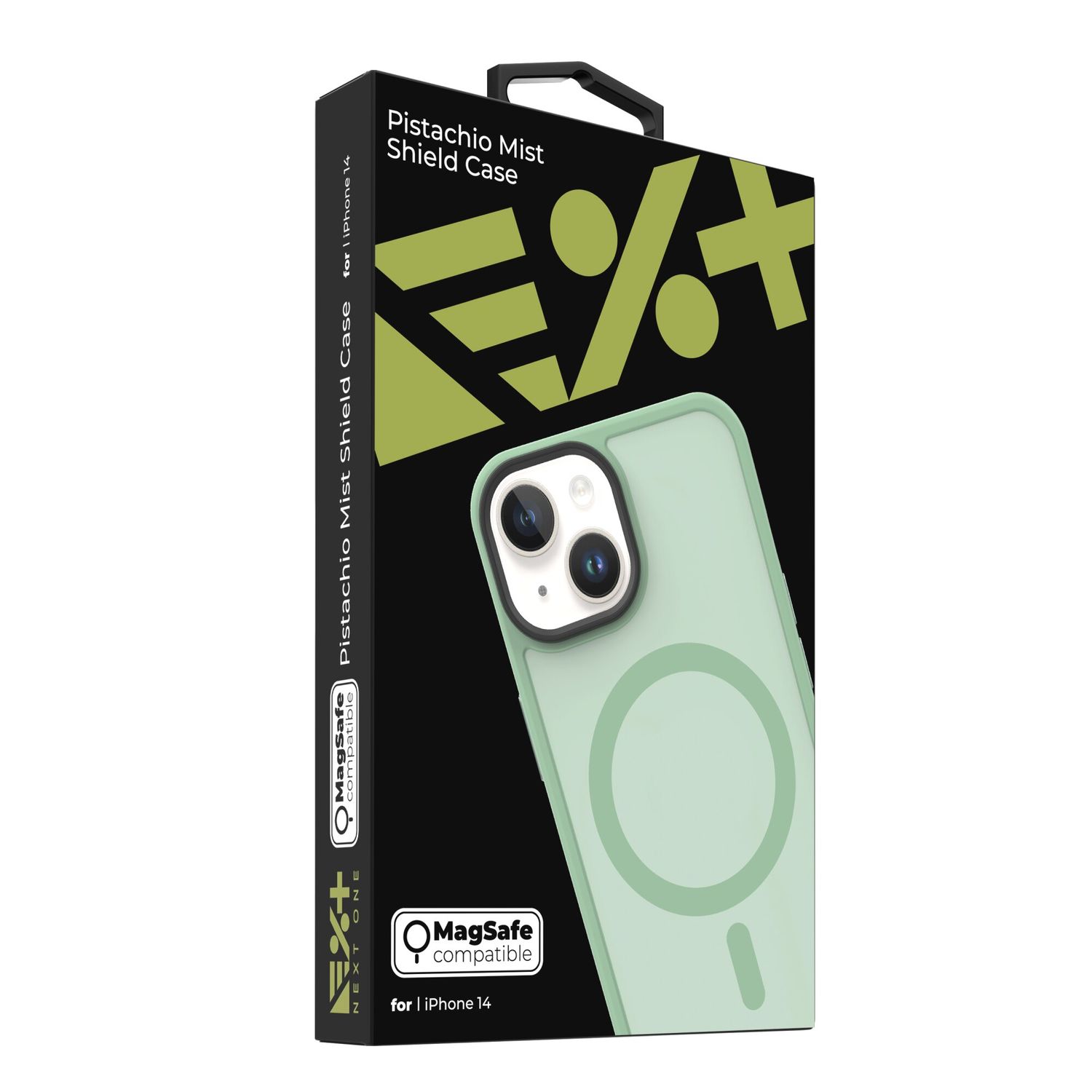 Husa de protectie NEXT ONE compatibila MagSafe pentru iPhone 14, Verde fotografia produsului View 6 L