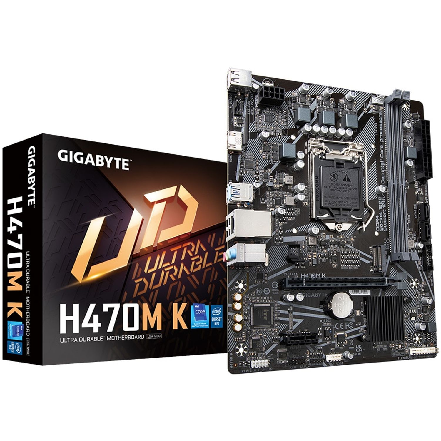Placa de baza Gigabyte H470M K, Socket LGA 1200 fotografia produsului