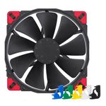 Ventilatoare Noctua NF-A20 PWM, 200mm (Negru) fotografia produsului View 2 S