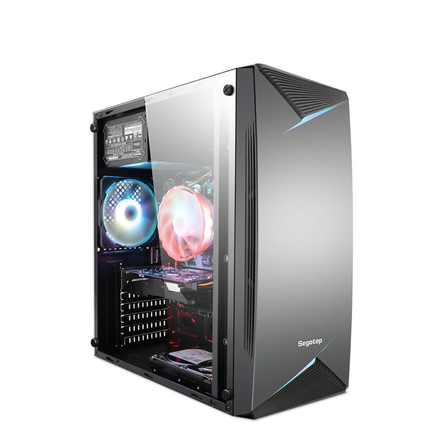 Carcasa Segotep Knight 03, Mid Tower (Negru) fotografia produsului