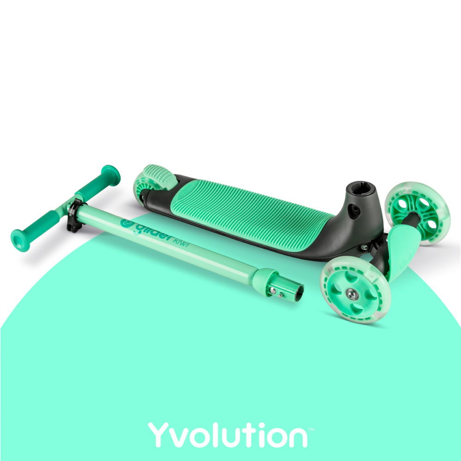 Trotineta cu 3 roti Yvolution Y Glider Kiwi Green fotografia produsului View 4 L