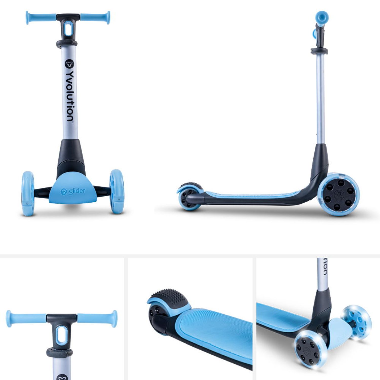 Trotineta Yvolution Y Glider Nua Blue fotografia produsului View 3 L