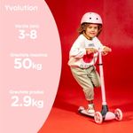 Trotineta cu 3 roti Yvolution Y Glider Kiwi Pink fotografia produsului View 6 S